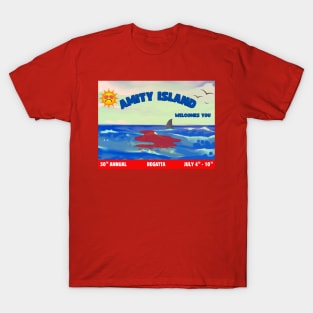 Amity Island July 4th T-Shirt